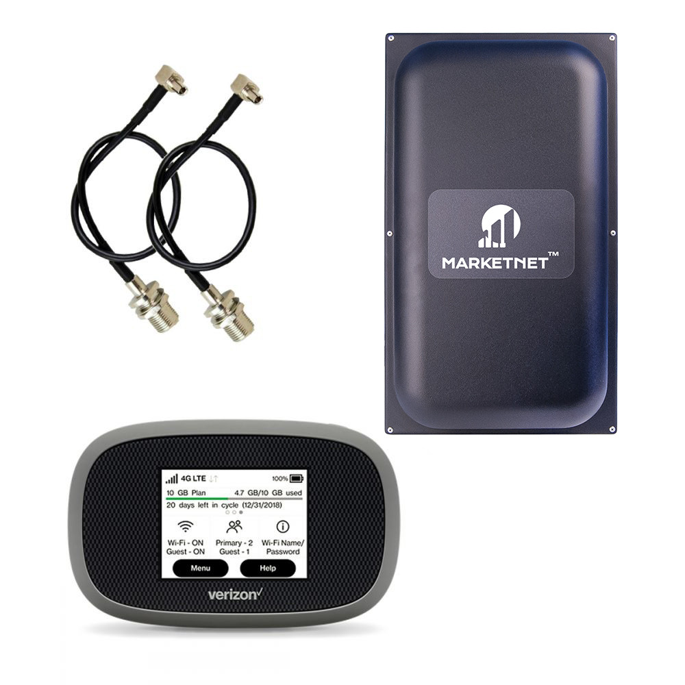 Комплект "Novatel MiFi 8000L + Антена панельна MARKETNET Maxi MIMO 22 dBi 824-960 МГц/1700-2700 МГц"
