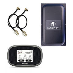 Комплект "Novatel MiFi 8000L + Антена панельна MARKETNET Maxi MIMO 22 dBi 824-960 МГц/1700-2700 МГц"