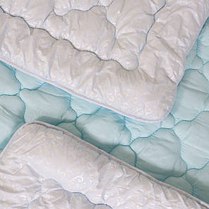 Двоспальна ковдра мікрофібра/холлофайбер двостороння №40083, фото 3