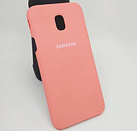 Задня накладка Samsung J3/J330 Silicone Cover Pink