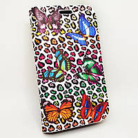 Чехол книжка Butterfly/Leopard для Samsung G350 (Galaxy Star Advance)