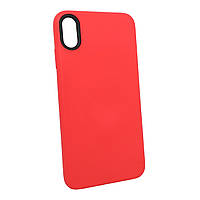 Чехол Premium Soft Touch для iPhone Xs Max оригинальный противоударный красный