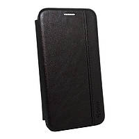 Чехол книжка Leather для iPhone 11 Pro Max оригинальный противоударный черный