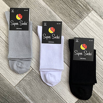 Шкарпетки чоловічі демісезонні бавовна Super Socks, арт 001, розмір 39-42, асорті, 001