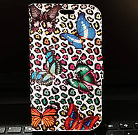 Чехол книжка Butterfly/Leopard для Samsung J1 (J100H)