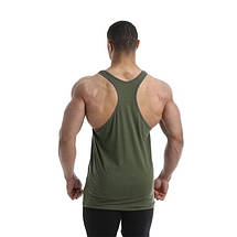 Спортивна чоловіча майка Gold’s Gym Print Vest Sn09 - Army Marl L/XL, фото 4