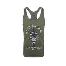 Спортивна чоловіча майка Gold’s Gym Print Vest Sn09 - Army Marl L/XL, фото 5