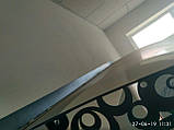 Готовий збірний навіс (дашок) над дверима Dash'Ok 4,05x1.5 м Style, темно-сірий, моноліт 3 мм, прозорий, фото 5