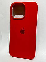 Защитный чехол iPhone 14 Pro Max Silicone Case Full Red красный