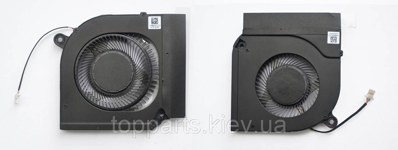 Комплект вентиляторів для ноутбука Acer Nitro AN515-57 (DFS5K223052836-FMAQ, DFS53100PL0T-F) DC (5V, 0.5A), 4pin
