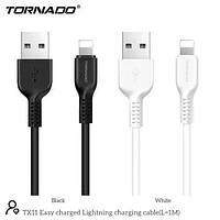 USB Tornado TX11 Lightning Чорний/білий