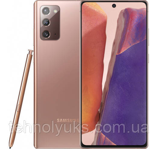 Samsung Galaxy Note 20 5G (N981U) 8/128Gb Bronze, 1sim, 12+64+12/10MP, 6,7", Snapdragon 865 Plus, фото 1