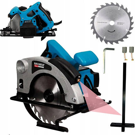 Електрична дискова пила по дереву Bawaria BVCS2300L 2200 Вт, 185 мм, фото 1