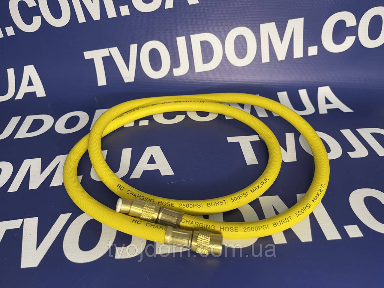Заправний шланг L=1.2 м. R 22,12,134,404,600а (1/4 -1/4 SAE)