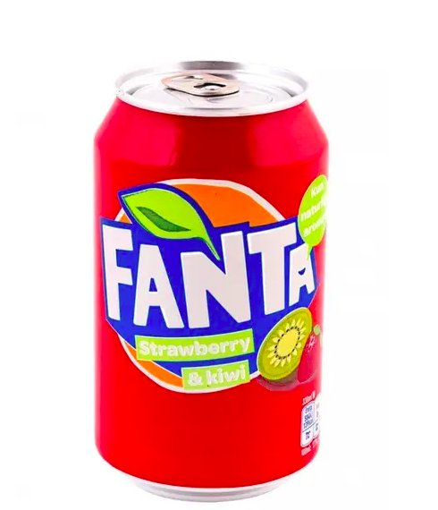 Напиток газированный Fanta Strawberry Kiwi клубника из киви 330 мл - фото 1 - id-p1896329248