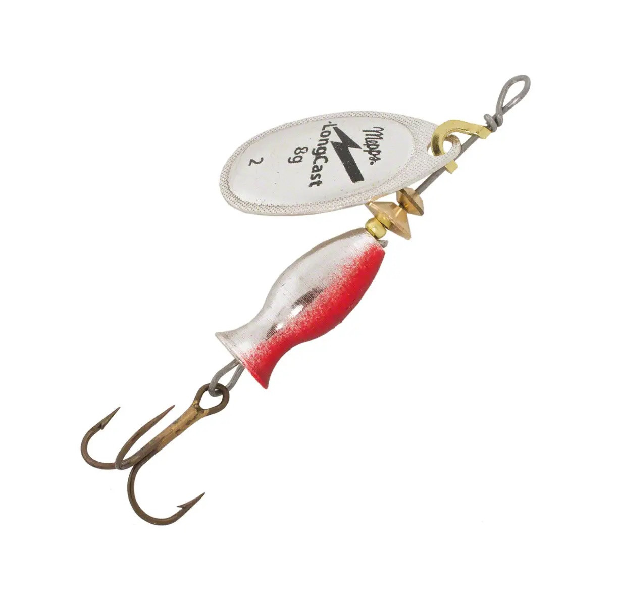 Блешня-вертушка Mepps Aglia LongCast Срібло №2 8г