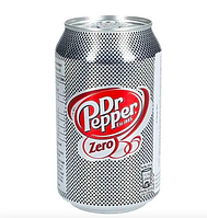 Напій газований Dr. Pepper Zero без цукру 330 мл