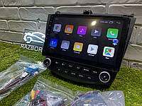 Магнитола Honda Accord 7 2003-2007 на Android. Экран 10 дюймов Аккорд 7 Хонда Андроид камера заднего вида