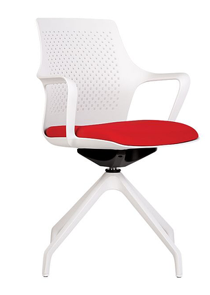 Крісло для очікування Gemina white SWG PL68W-4S ТМ Новий Стиль, фото 1