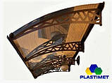 Металевий збірний дашок 3.05x1 м, фото 3