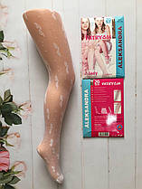 Колготи з візерунком дитячі білі 116-146