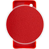 Чохол Silicone Cover Lakshmi Full Camera (A) для Xiaomi Poco F5 Pro | Мікрофібра Червоний / Red, фото 2