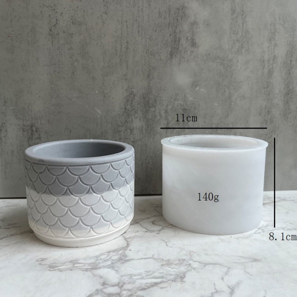 Купить Силиконовая форма молд для кашпо свечей #2, цена 436.50 ₴ — Prom ...