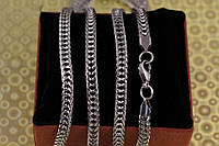 Цепь Xuping Jewelry кобра 60 см 6 мм серебристая