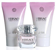 Оригінал! Набір Versace Bright Crystal від Versace 50 ml (EDT50+ B/L50 + SH/G 50) NNR ORGAP /0-34