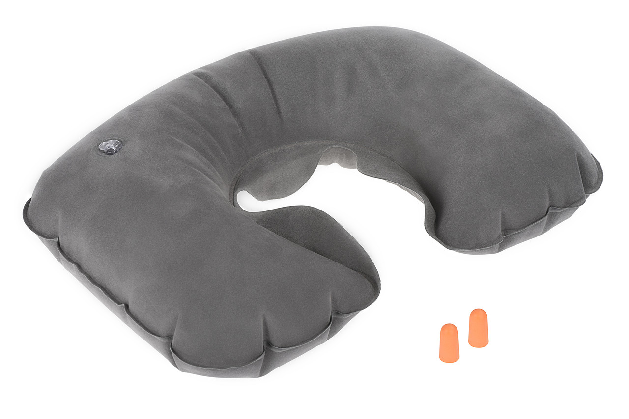 Wenger Подушка надувна Inflatable Neck Pillow, сіра