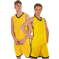 Форма баскетбольная Lingo LD-8023-2 (рост 160-195 см, желтый)