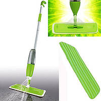 Швабра для полов и окон с распылителем и насадка из микрофибры Healthy Spray Mop