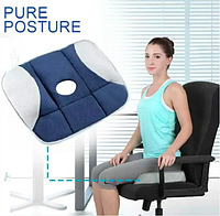 Подушка для сидения Pure Posture Ортопедическая подушка для разгрузки позвоночника