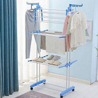 Сушилка для одежды разборная на колесах ARMENT RACK WITH WHEELS