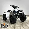 Дитячий електромобіль квадроцикл на акумуляторі Bambi M 3893 білий для дітей 2-6 років, фото 2
