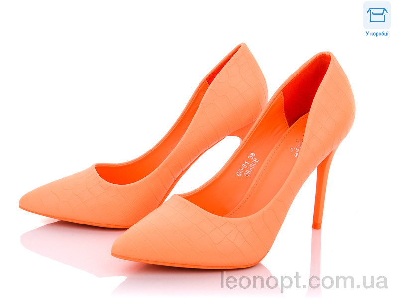 Туфли женские "STAR" GG81 orange - фото 1 - id-p1896351857