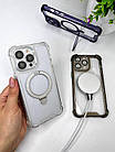 Чохол для IPhone Armored Case with MagSafe з підстакою White, фото 4