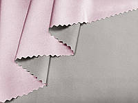 Шелк Армани двухцветный, нежно-розовый с серым