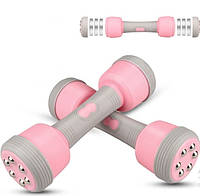 Гантели массажер тренажер для тела 2 в 1 Multifunctional massage dumbbells