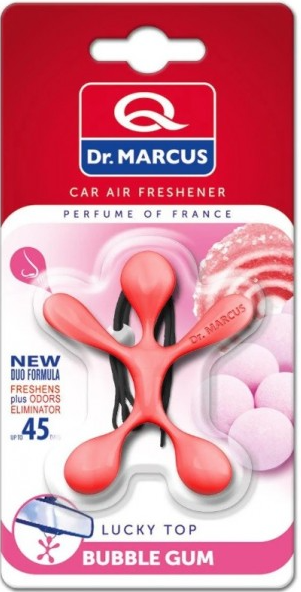 Автомобільний ароматизатор на обдування Dr Marcus lucky top (чоловічок), Bubble Gum, фото 1