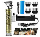 Бездротовий триммер Hair Clipper WS-T99 для стрижки волосся бороди, акумуляторний портативний триммер, фото 4