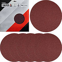 Круг Шліфувальний на Липучці Ø 400 мм P24 Набір 5 шт YATO (YT-82334)
