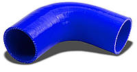 Патрубок силиконовый, угловой 90°, армированный, внутренний диаметр 16 мм, L=150, стенка 3 мм, -50°C/+180°C