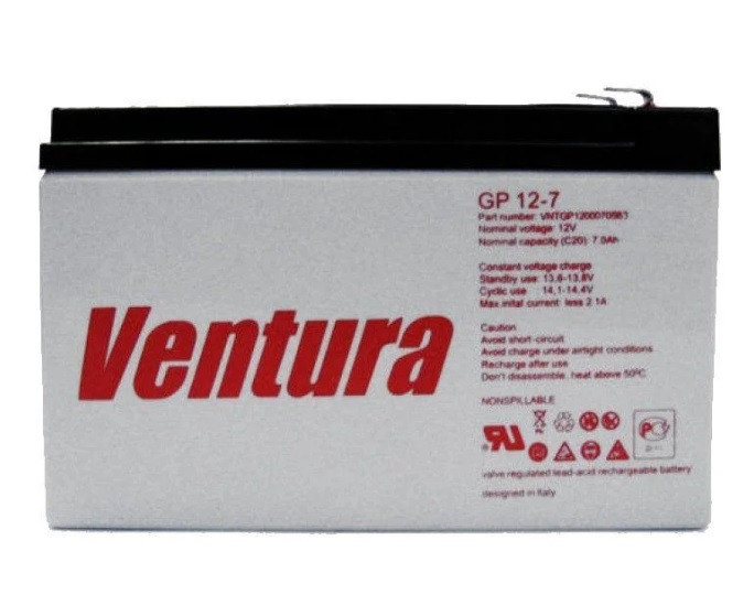 Акумуляторна батарея Ventura 12 V 7 Ah (151*65*100 мм), Q8 SL-1