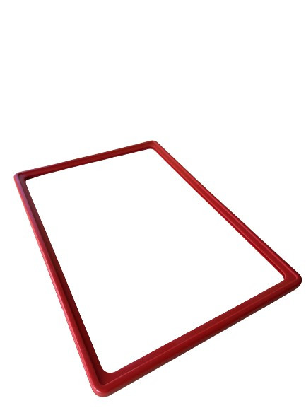 Рамка пластиковая формата A4, красная - фото 2 - id-p141637744