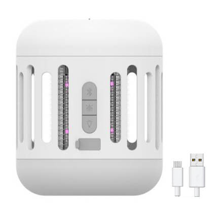 Світильник для знищення комах Eurolamp акумуляторний 7 W IPX4 Bluetooth MicroUSB з динаміком MK-7W(LIGHT), фото 1