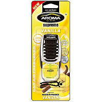 Ароматизатор Aroma Car Supereme Slim 8ml - VANILLA (40шт.) на обдув