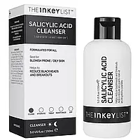 Гель для умывания с салициловой кислотой 2% и цинком The Inkey List Salicylic Acid Cleanser