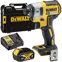 Аккумуляторный шуруповерт ударный DeWalt DCF887M1 18V 4,0Ah с увеличенной емкостью аккумулятора