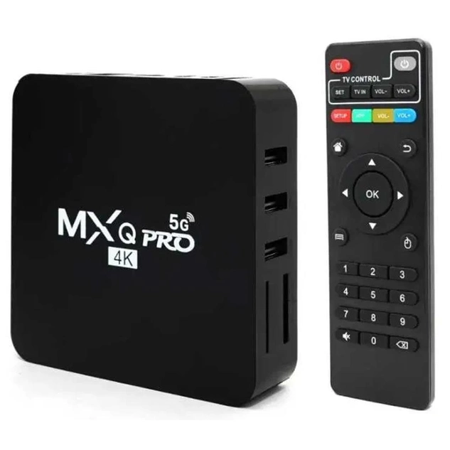 ТВ-приставка Smart TV Box MXQ Pro 4K 5G 2/32gb Чорний